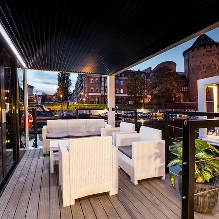 Domy Na Wodzie - La Mare Motlava Houseboats With Sauna By Downtown Apartments Gdansk Bagian luar foto