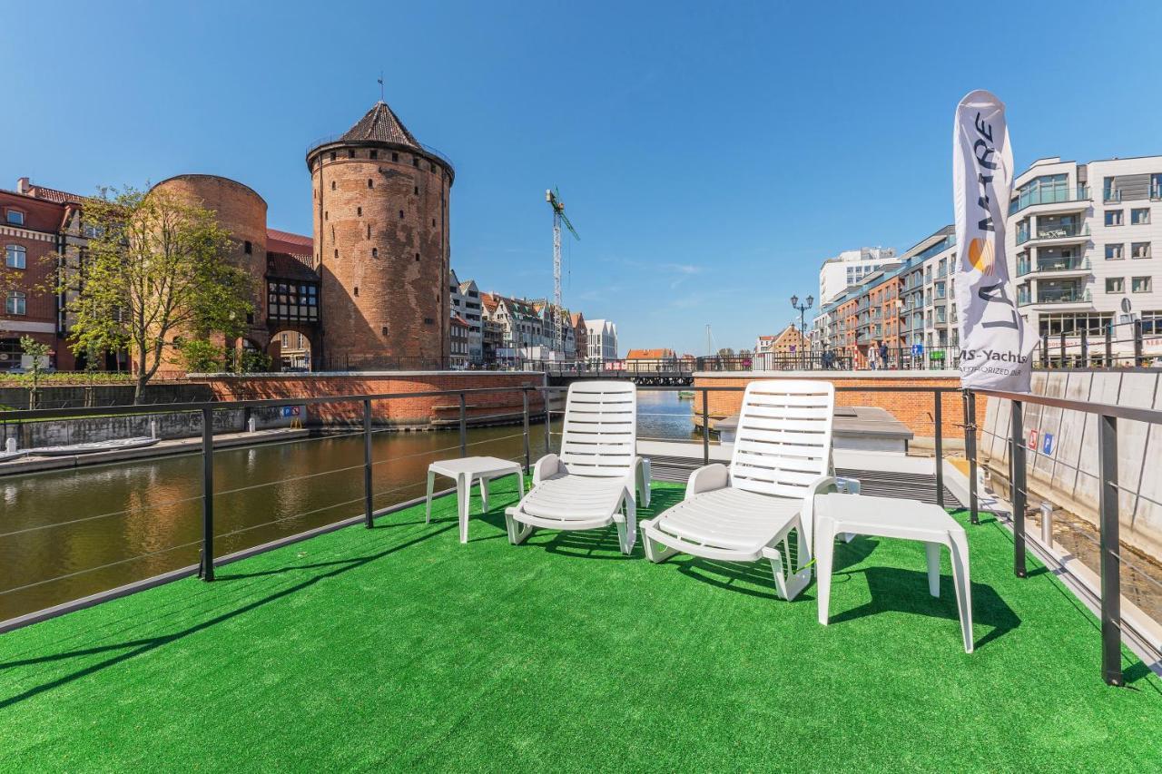 Domy Na Wodzie - La Mare Motlava Houseboats With Sauna By Downtown Apartments Gdansk Bagian luar foto
