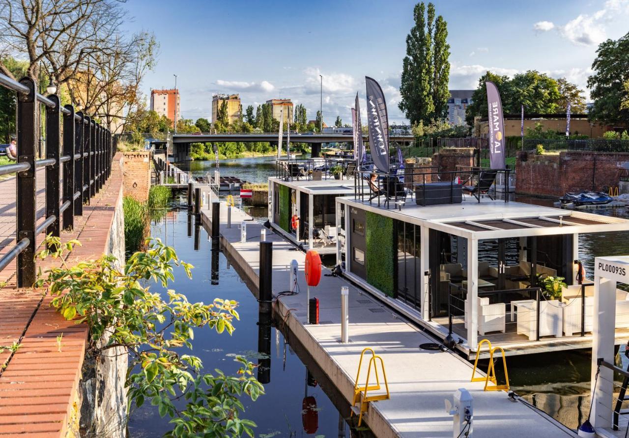 Domy Na Wodzie - La Mare Motlava Houseboats With Sauna By Downtown Apartments Gdansk Bagian luar foto