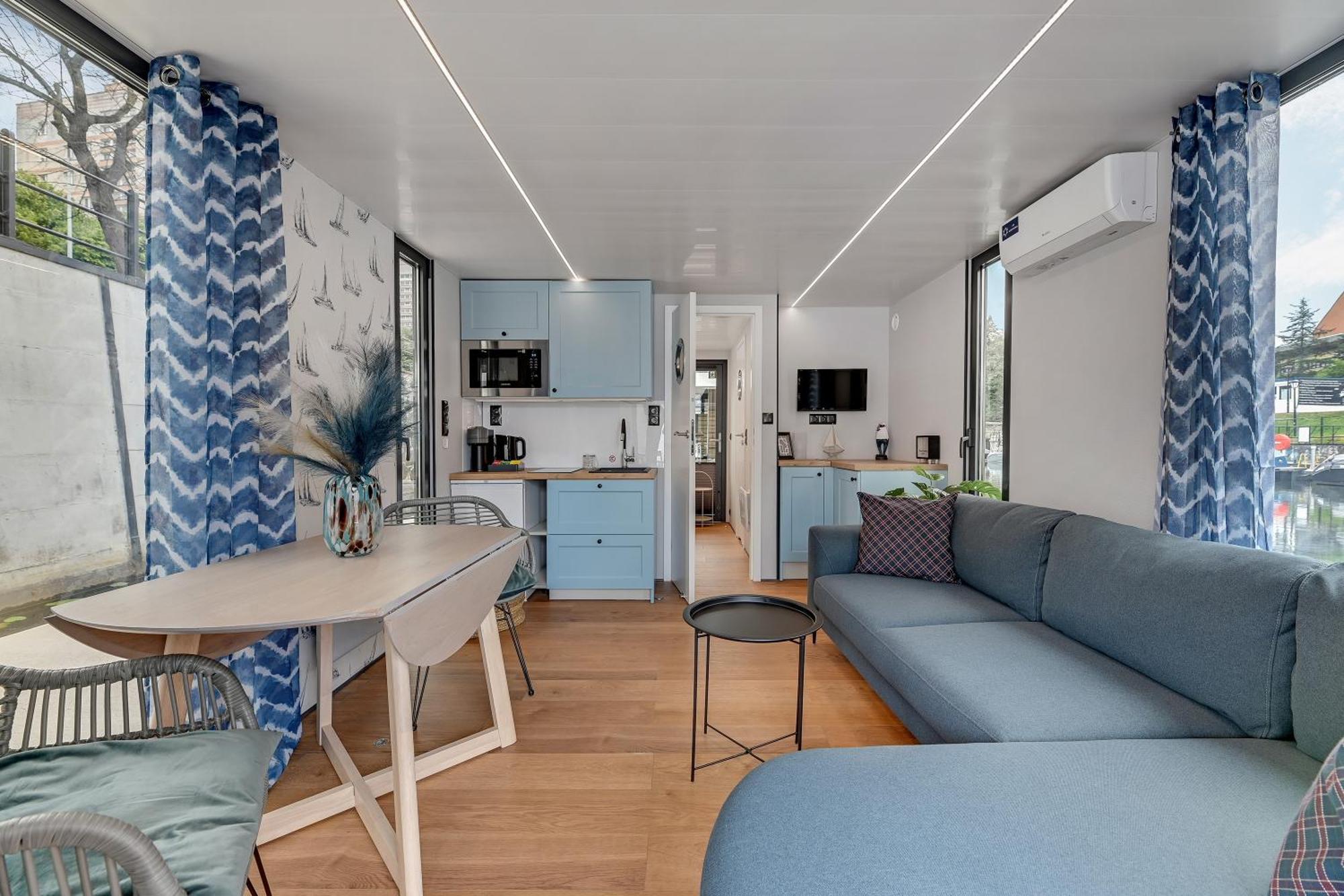 Domy Na Wodzie - La Mare Motlava Houseboats With Sauna By Downtown Apartments Gdansk Bagian luar foto