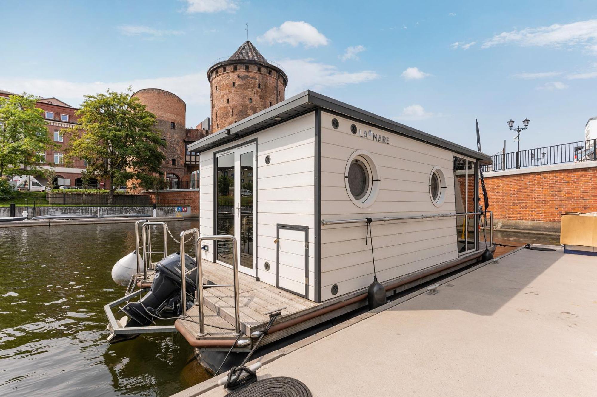 Domy Na Wodzie - La Mare Motlava Houseboats With Sauna By Downtown Apartments Gdansk Ruang foto